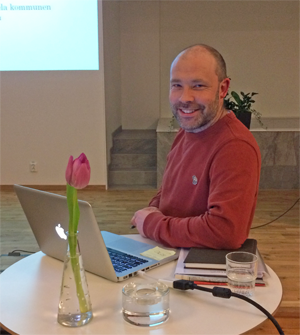Markus Eriksson från Team Tollered och Peanuts Kommunikationsbyrå
