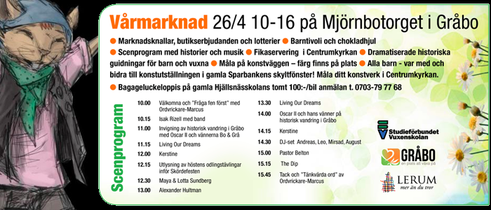 Vårmarknad Gråbo 2014