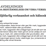 Miljöbalken kap 9 §1