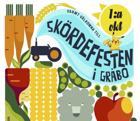 Skördefest Gråbo 2016 Affisch